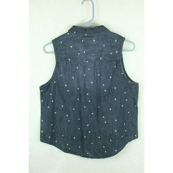 Target Universal Thread  chambrayVest - Picture 4 of 5